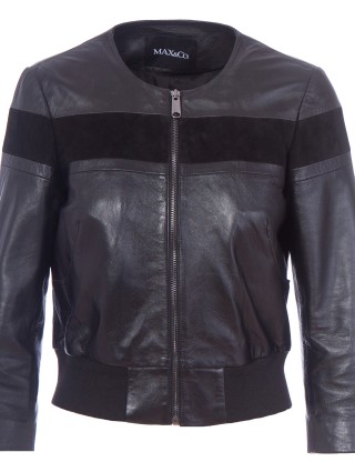 Куртка кожаная MAX&CO (3940): фото - Invogue